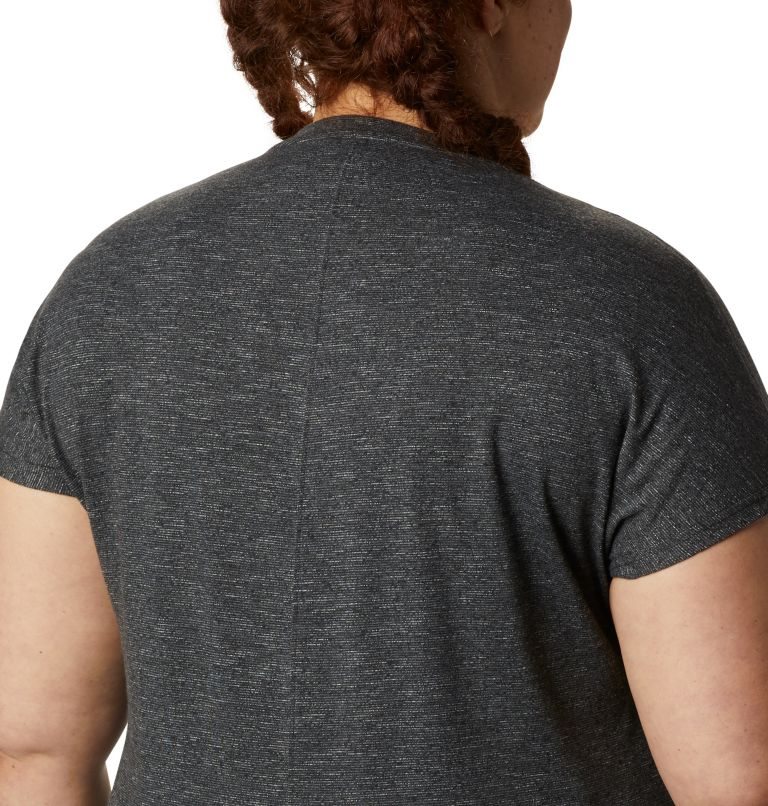 Women's Columbia Cades Cape T Shirts Black | Plus Size CA-Y51L0